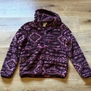 Ariat Purple and Black Fleece Jacket